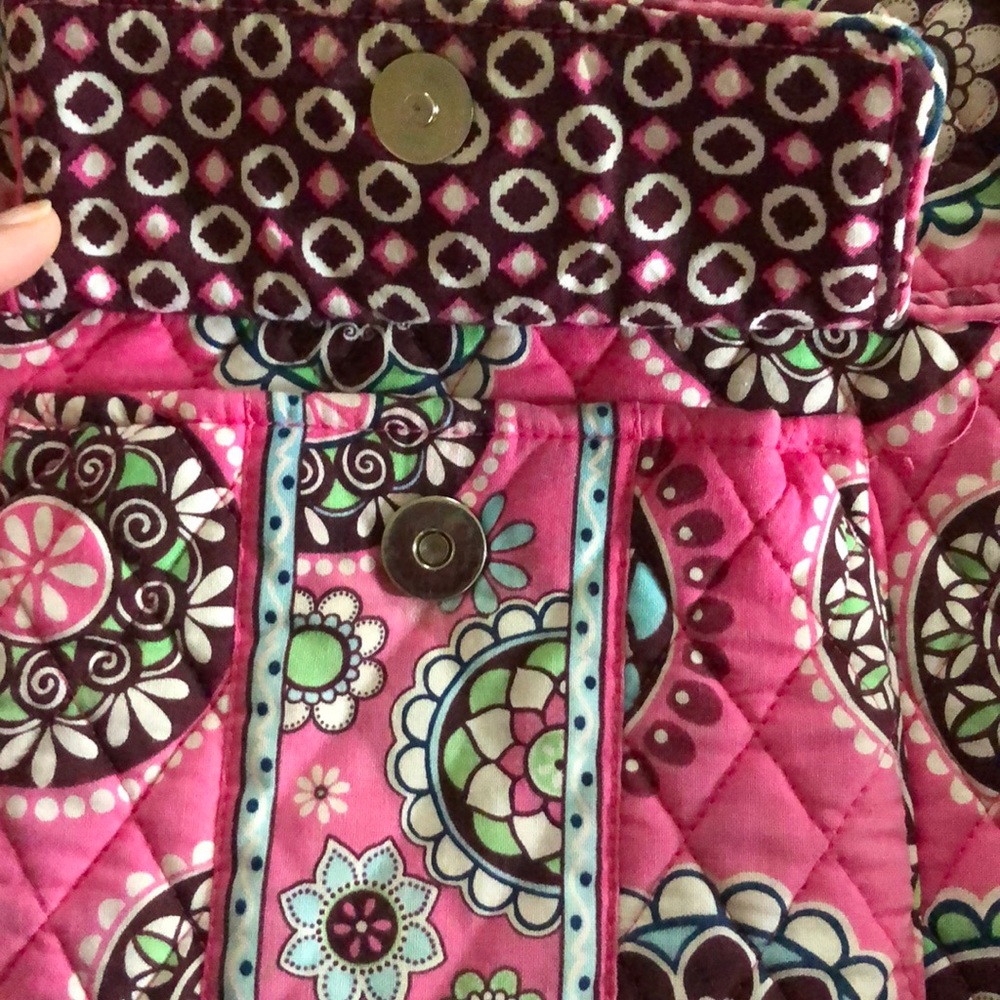 Grandmacore VERA BRADLEY Pink Pinwheel Crossbody Bag - Picture 6 of 8